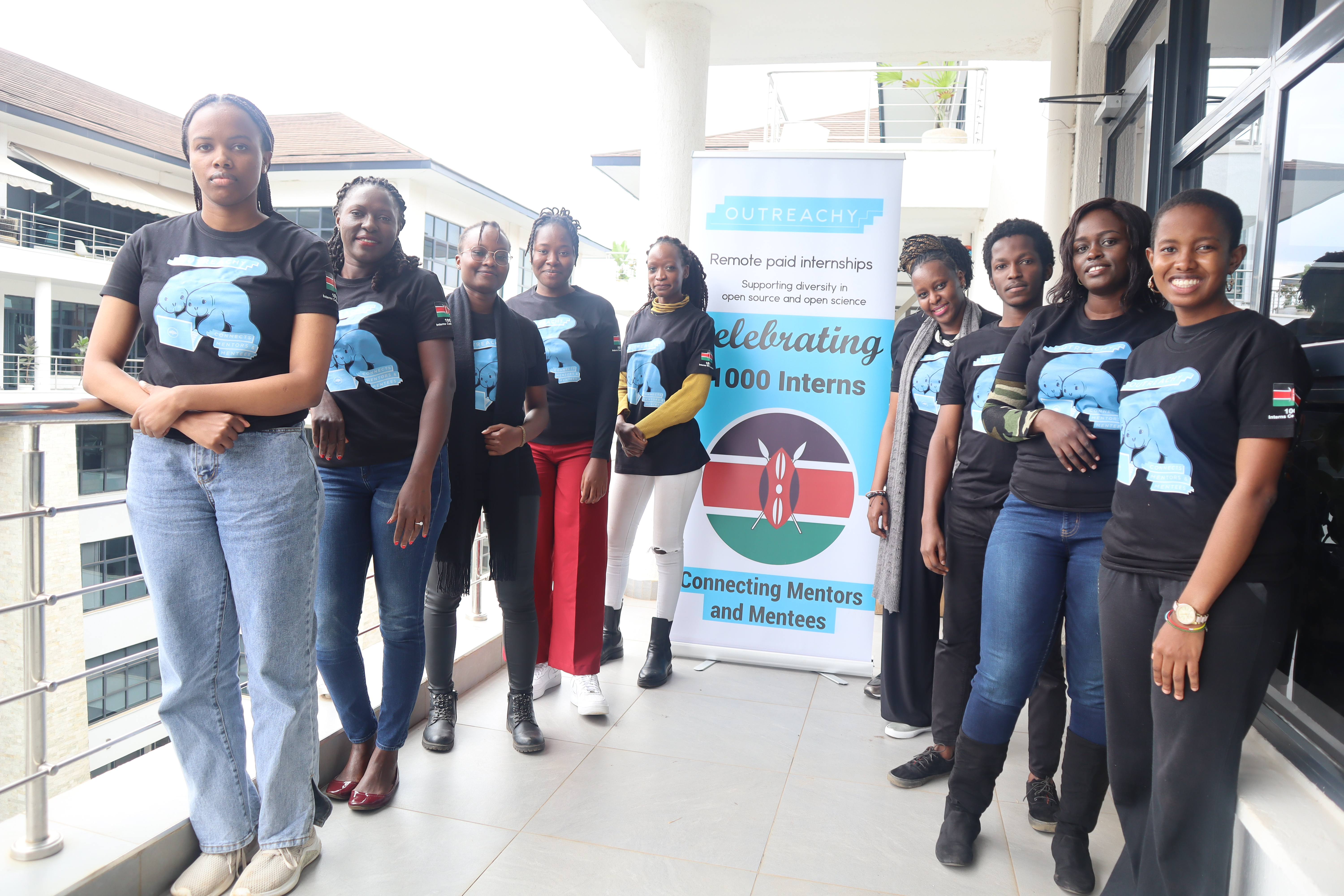 Group photo of Kenya celebration